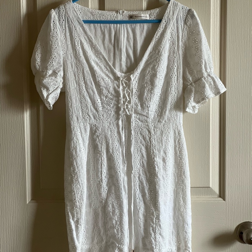 Hello Molly White Mini Dress